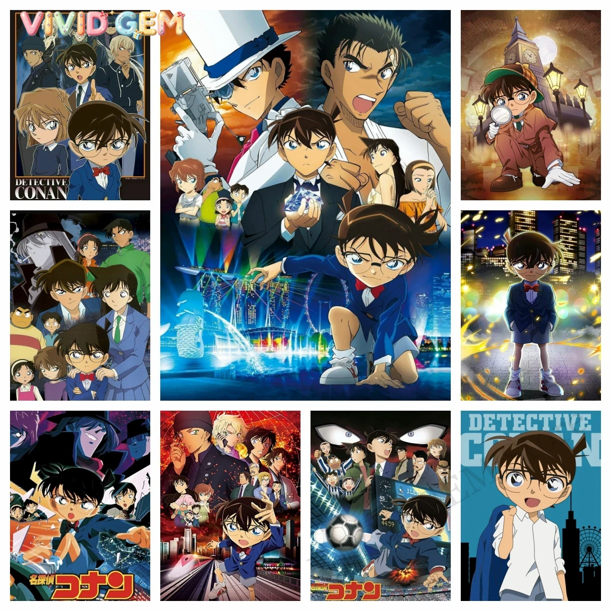 Embroidery Embellishments - VIVID GEM 2024 New Detective Conan