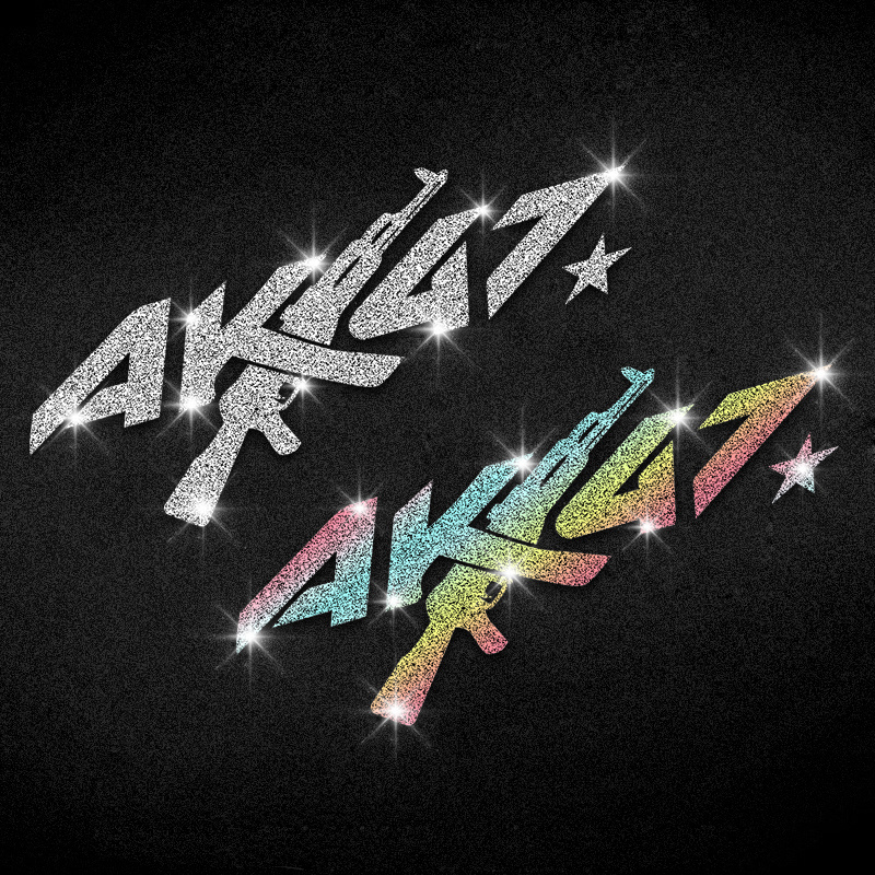 Imitation Diamond Glitter AK47 - Glitter Vinyl Roll 评论和价格