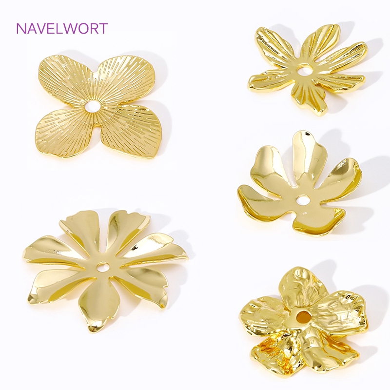 18K Gold Plated Large Flower B - Embellishment Crafts 评论和价格