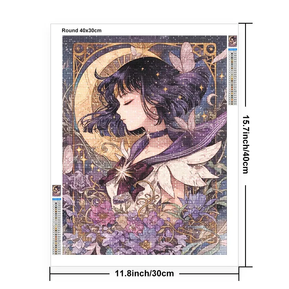 Cartoon Anime Diamond Painting - Embroidery Embellishments 评论和价格