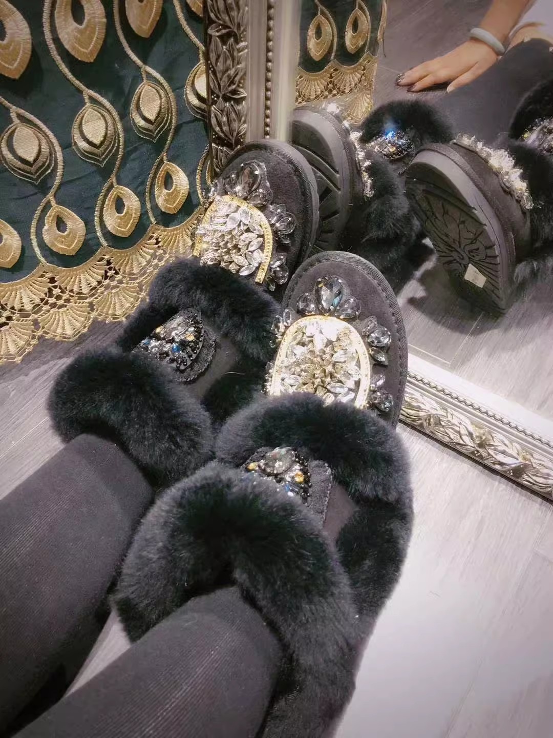 Bling Black White Gem Rhinesto - Sew On Rhinestone 评论和价格