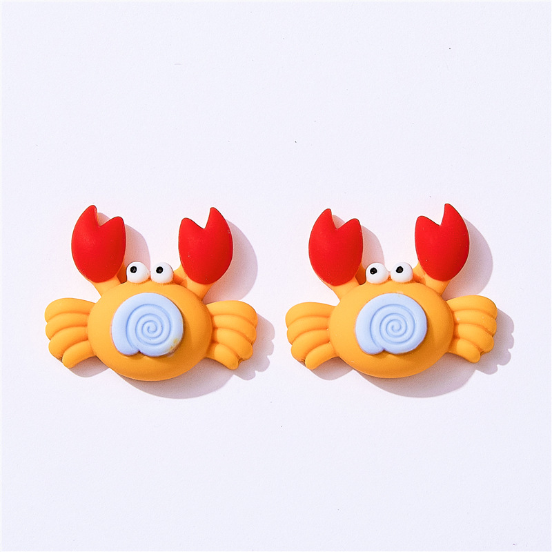 10pcs Marine Beach Style Crab  - Christmas Craft Embellishment 评论和价格
