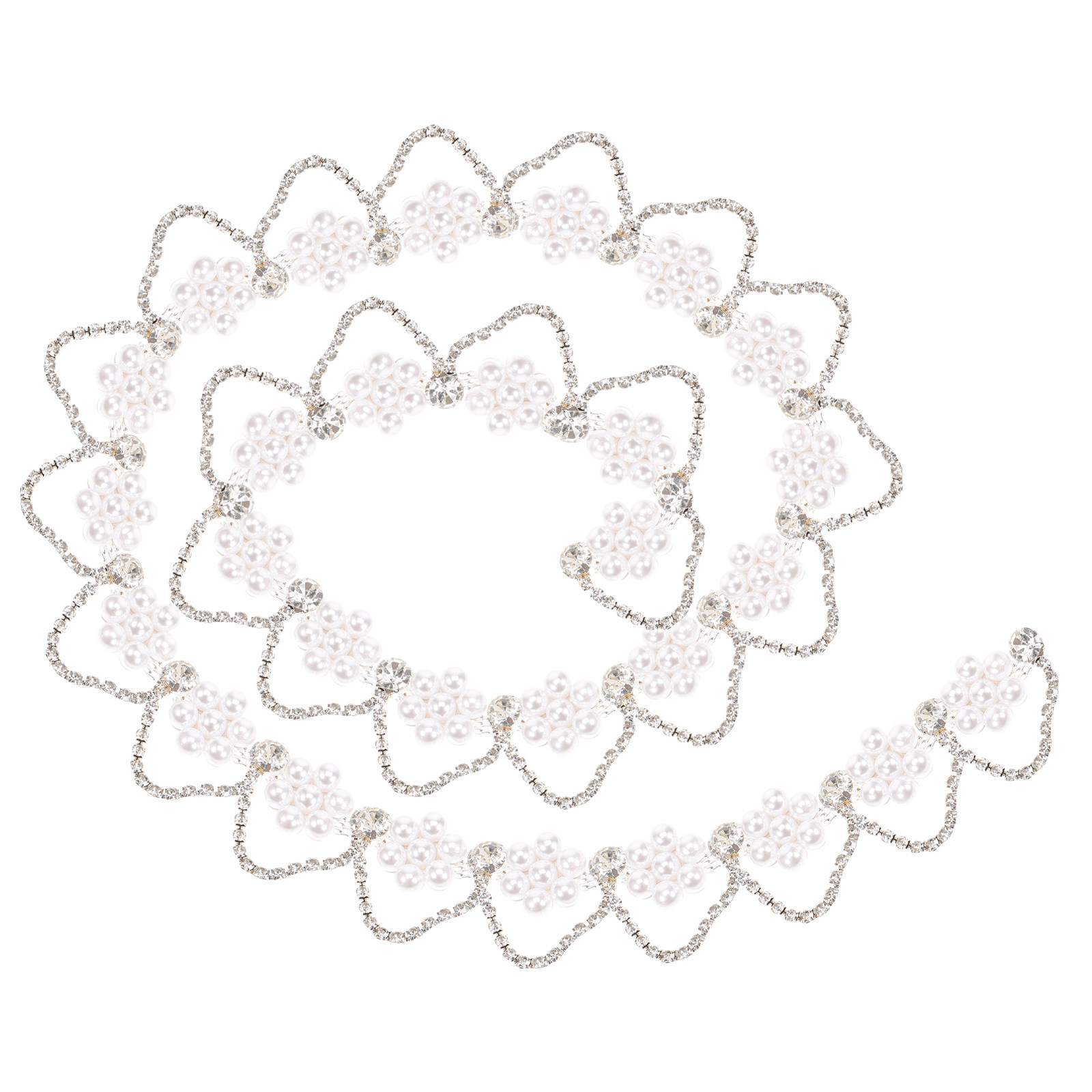 Premium Rhinestone Pearl Chain - Craft Embellishment 评论和价格