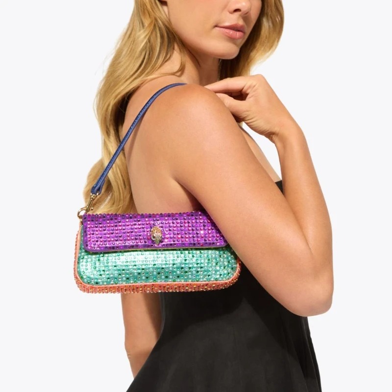 Luxury Pickle Shoulder Bag Wom - Sequin Fabric Panel 评论和价格