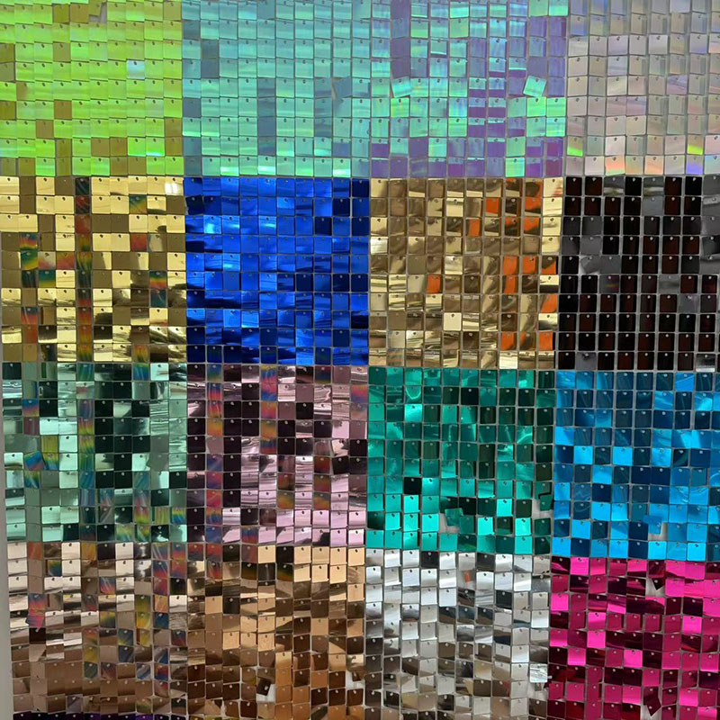 6/12/24/25/26/27Pcs Shimmer Wa - Sequin Fabric Panel 评论和价格